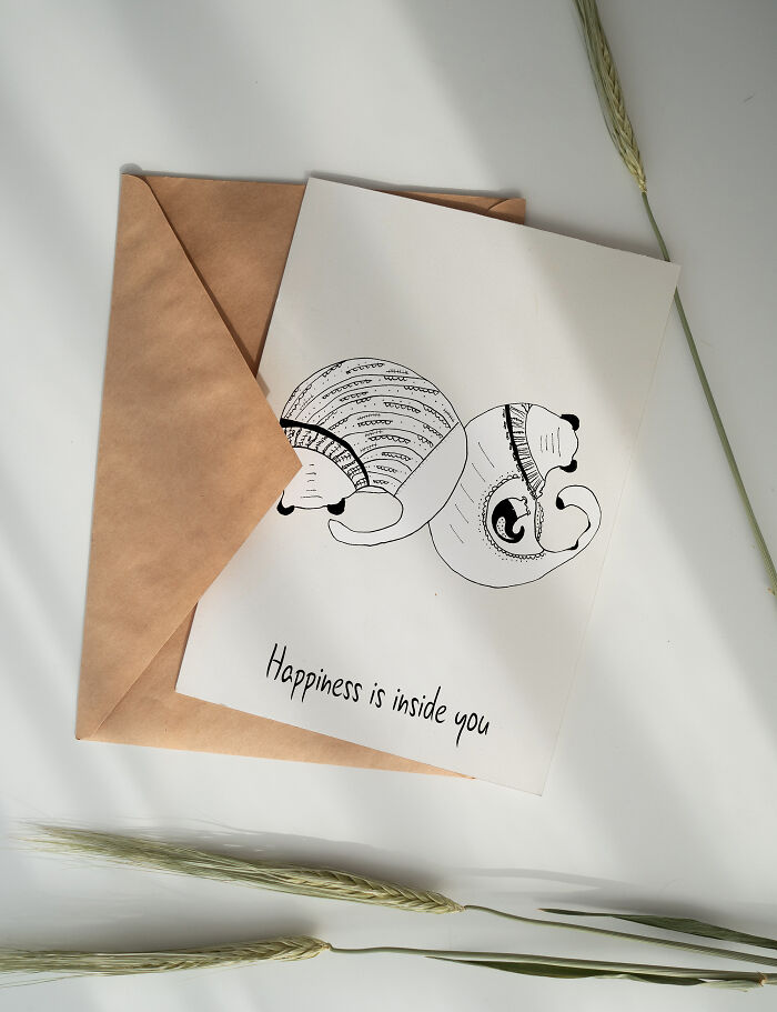 I Am An Ukrainian Artist And I Create Cute Postcards Featuring Funny Animal Drawings (18 Pics)