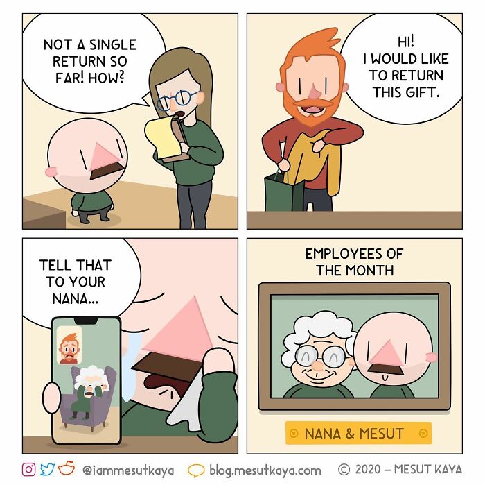 Hilarious Comics With Unexpected Endings By Mesut Kaya