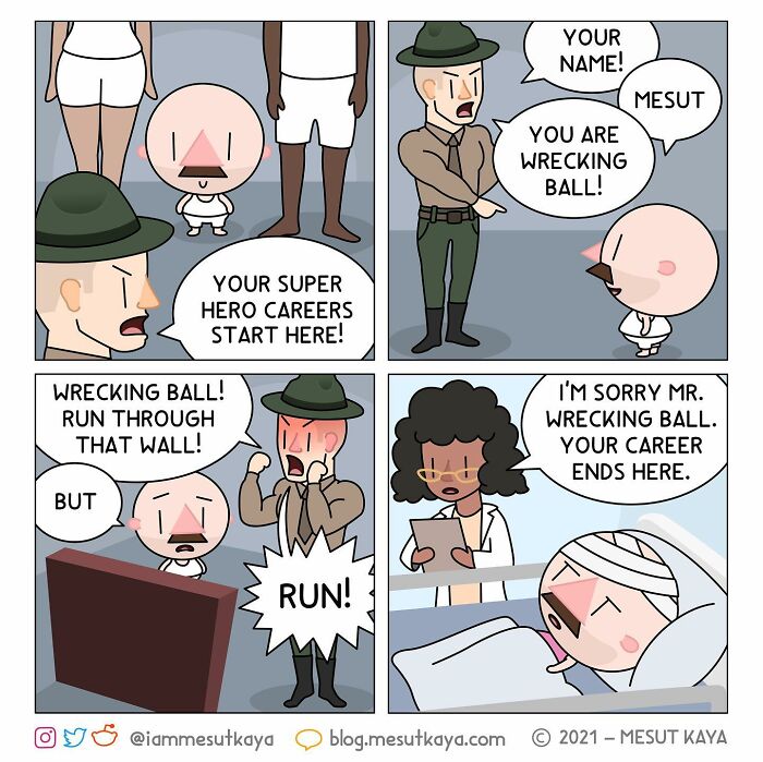 Hilarious Comics With Unexpected Endings By Mesut Kaya