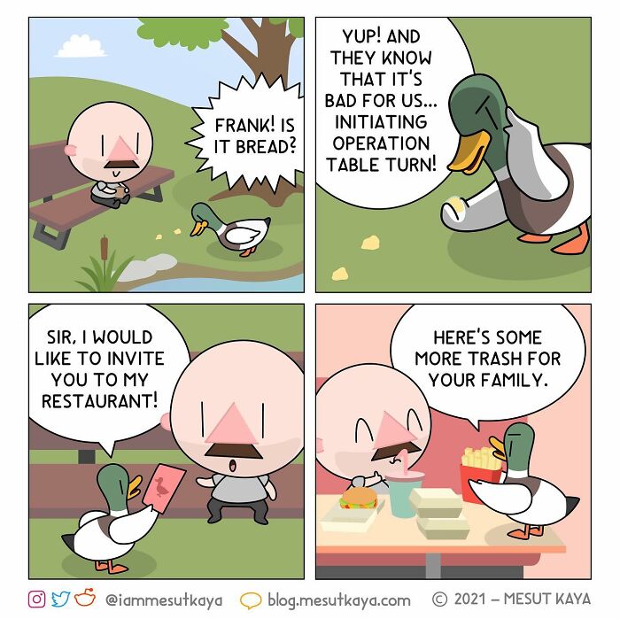 Hilarious Comics With Unexpected Endings By Mesut Kaya