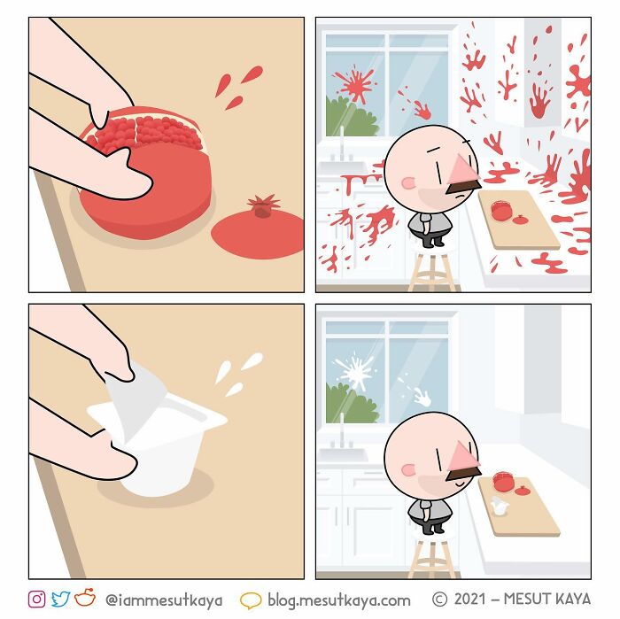 Hilarious Comics With Unexpected Endings By Mesut Kaya