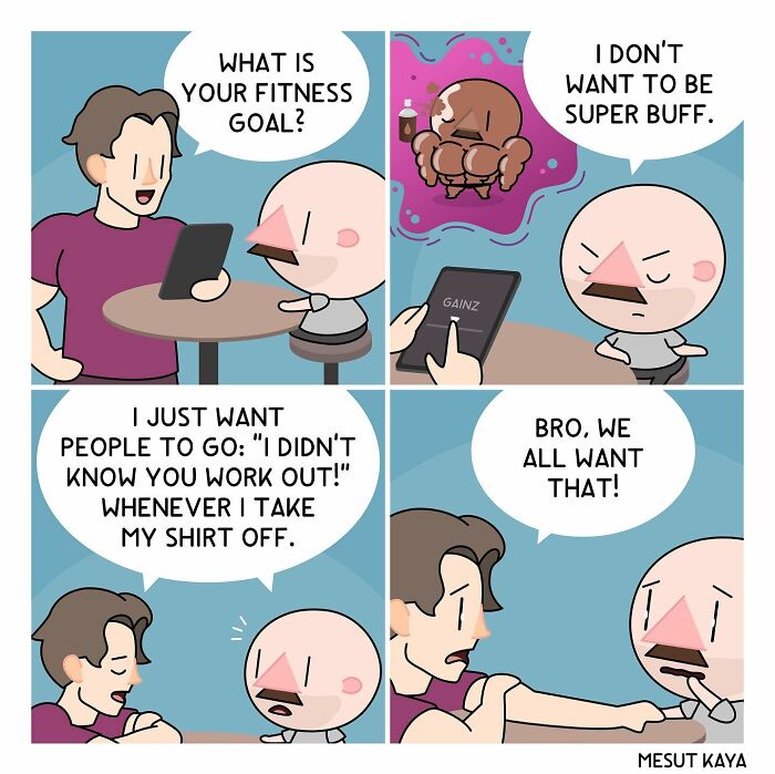 Hilarious Comics With Unexpected Endings By Mesut Kaya