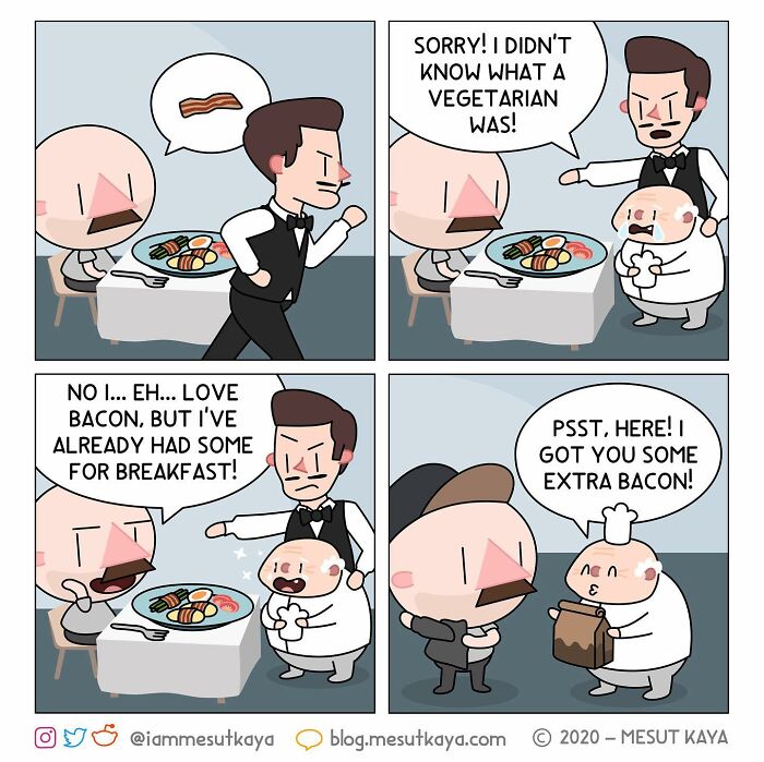 Hilarious Comics With Unexpected Endings By Mesut Kaya