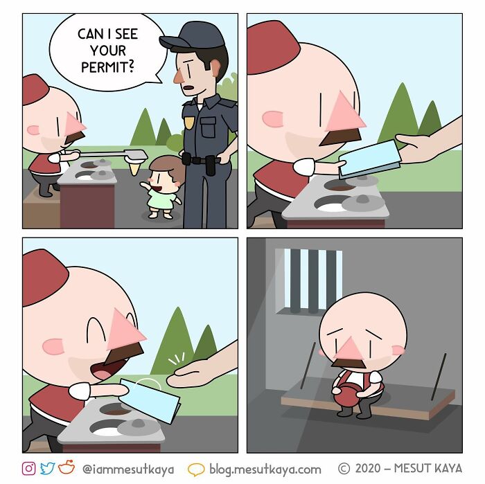 Hilarious Comics With Unexpected Endings By Mesut Kaya