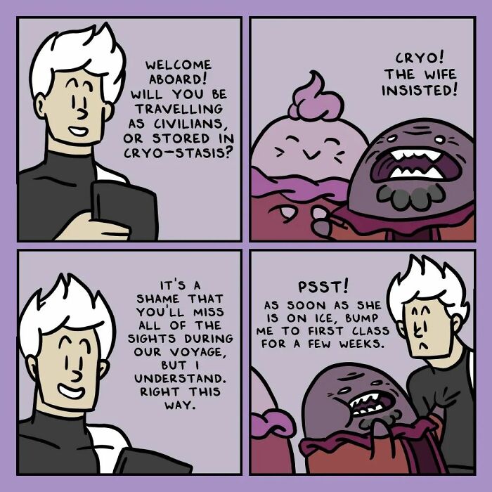 I Made A New Comic Series About Humans And Aliens Learning To Get Along Aboard A Starship