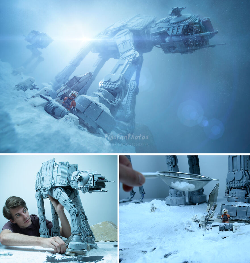 Battle Of Hoth With Powdered Sugar