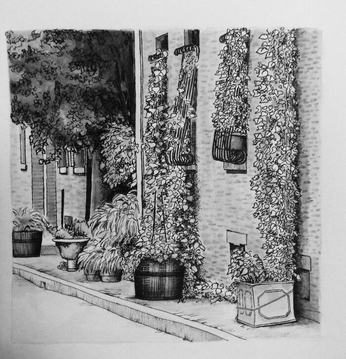 India Ink And Pen - Boston