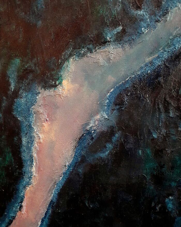 Queennoble's Satisfying Textured Abstract Wall Artworks That Will Make You Want To Run Hands Through Them (31 Pics)