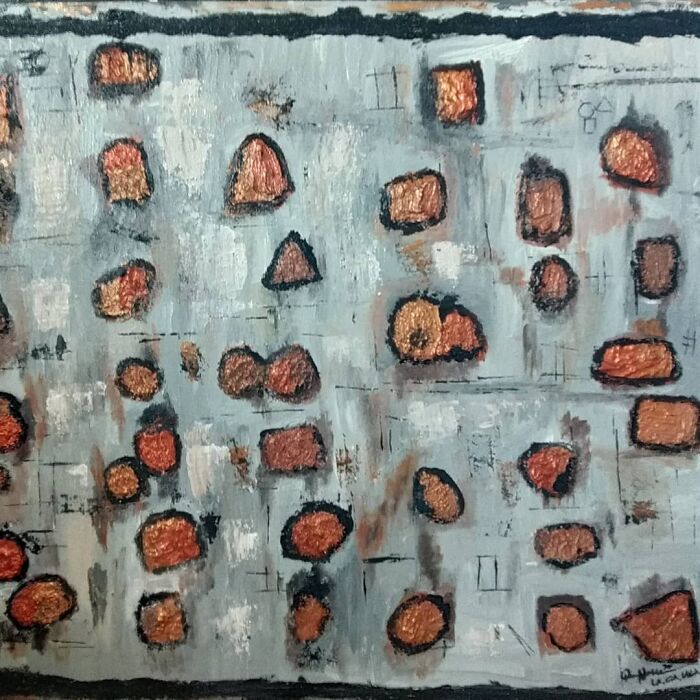 Queennoble's Satisfying Textured Abstract Wall Artworks That Will Make You Want To Run Hands Through Them (31 Pics)