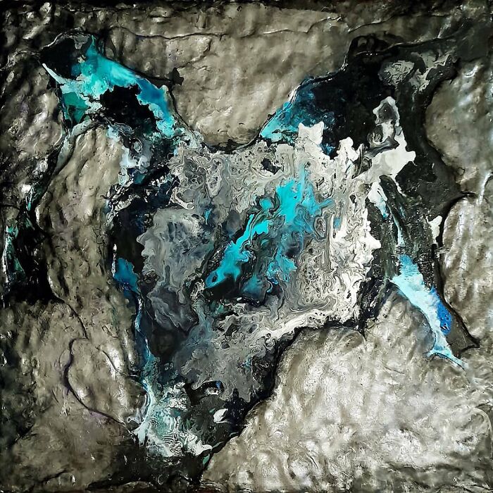 Queennoble's Satisfying Textured Abstract Wall Artworks That Will Make You Want To Run Hands Through Them (31 Pics)