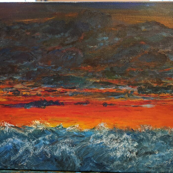 Stormy Seas With Acrylic