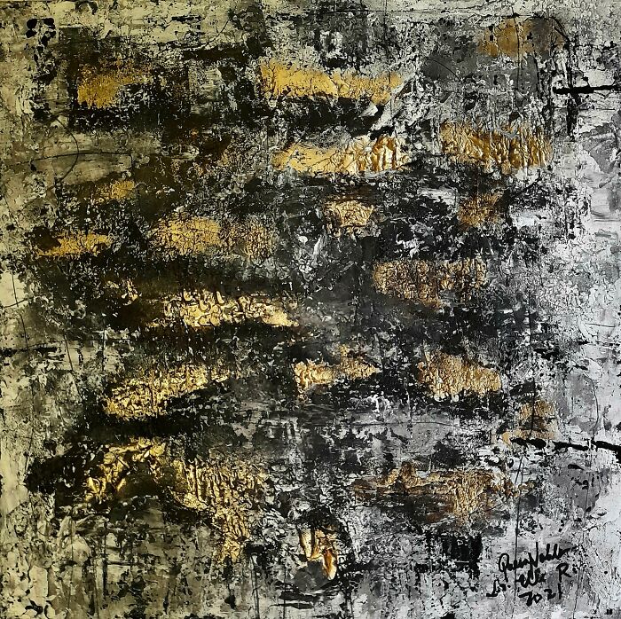 Queennoble's Satisfying Textured Abstract Wall Artworks That Will Make You Want To Run Hands Through Them (31 Pics)