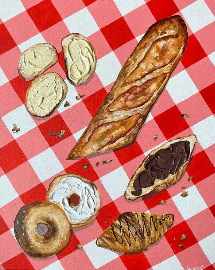 Is It To Eat? See 3D Oil Paintings That Look Like Food But Are Art