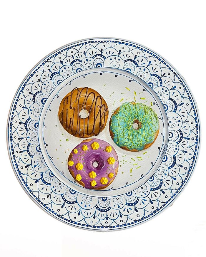 Is It To Eat? See 3D Oil Paintings That Look Like Food But Are Art