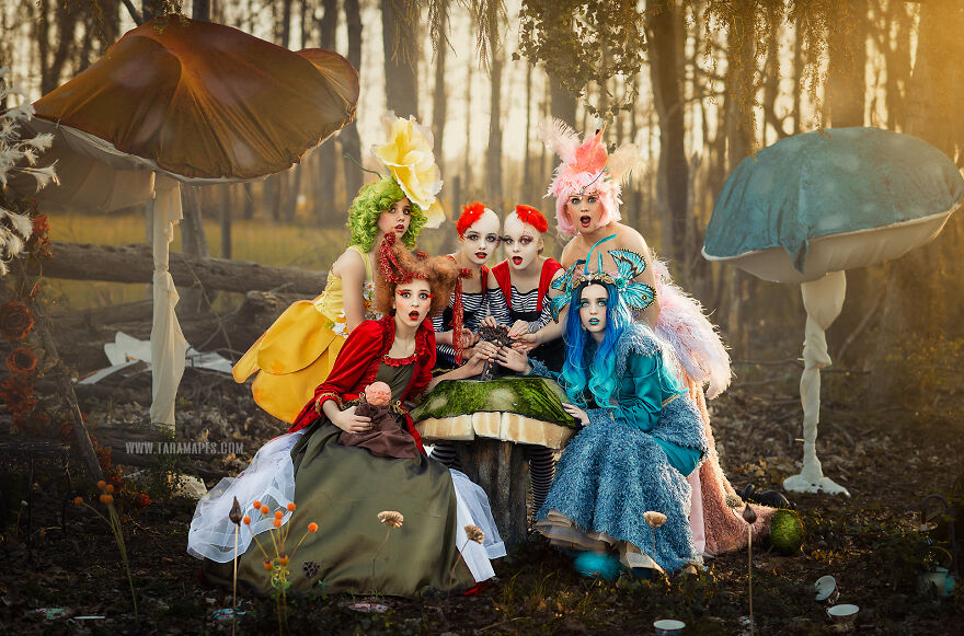 Alice's Forgotten: I Created A Photoshoot Of Alice In Wonderland Characters Who Aren't The Main Characters