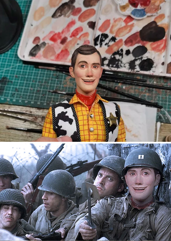 This Realistic Woody Figure From The Toy Story