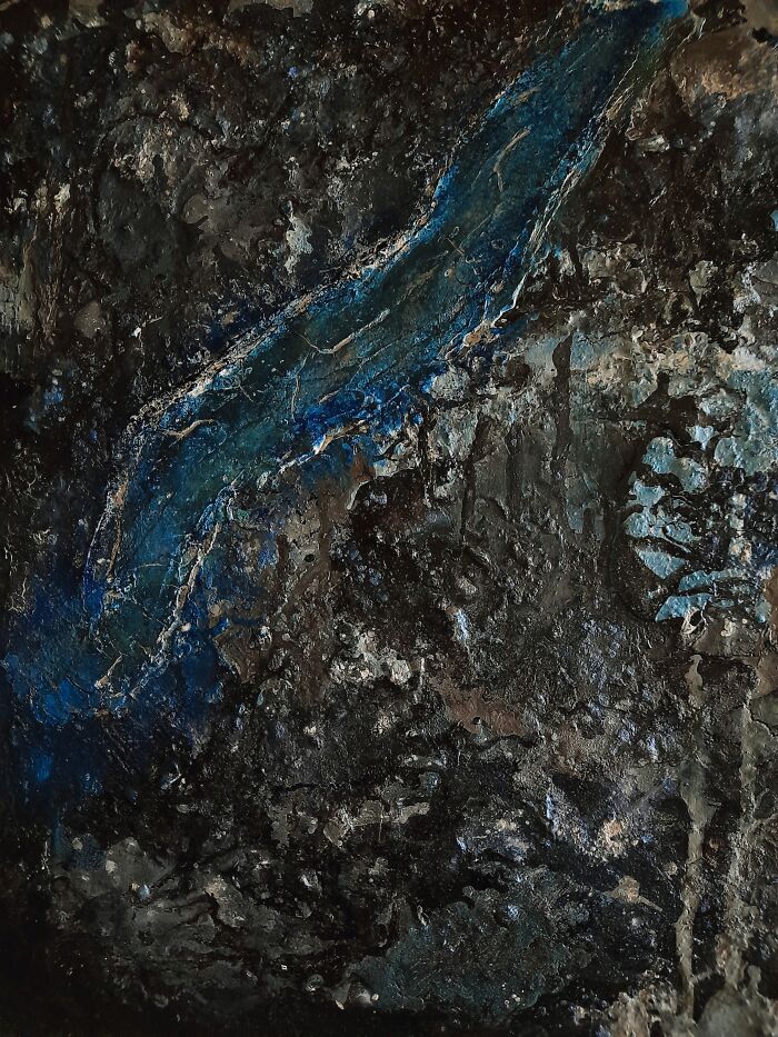 Queennoble's Satisfying Textured Abstract Wall Artworks That Will Make You Want To Run Hands Through Them (31 Pics)