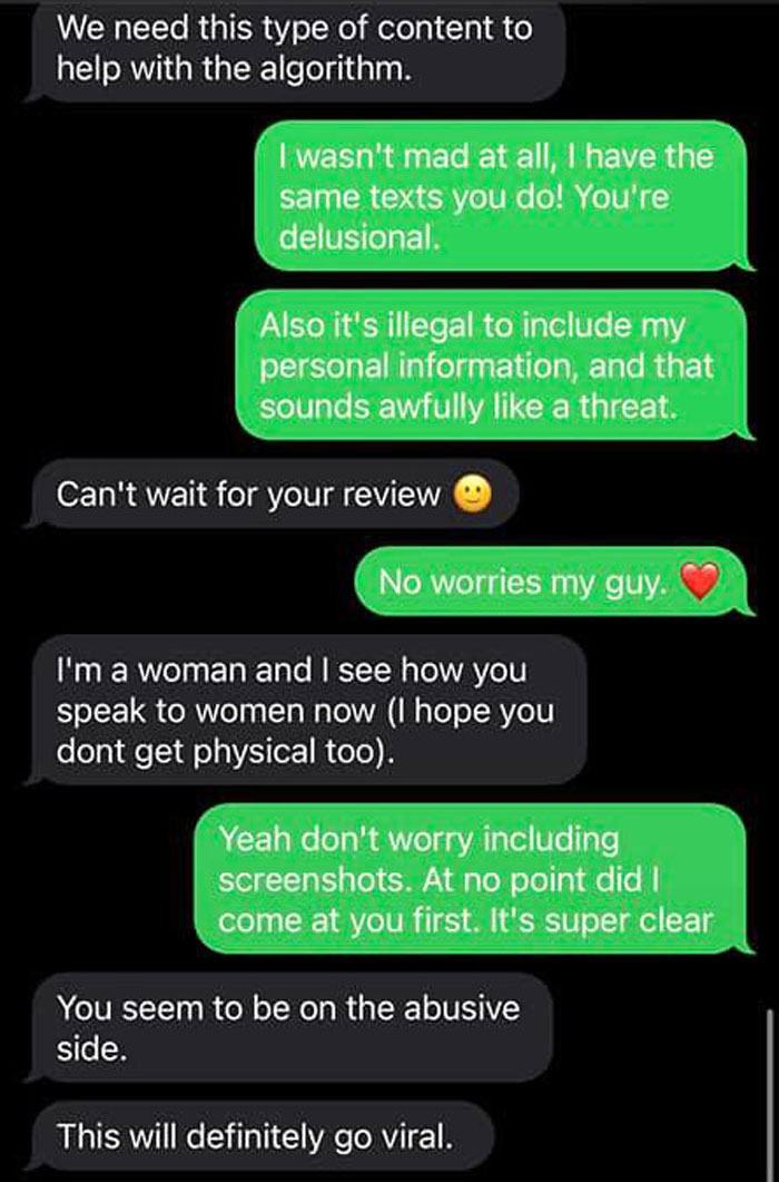 Restaurant Threatens To Make This Man's Personal Information Public If He Leaves A Bad Review And Goes Through With It Restaurant Threatens To Make This Man's Personal Information Public If He Leaves A Bad Review And Goes Through With It