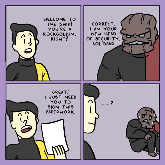 I Made A New Comic Series About Humans And Aliens Learning To Get Along Aboard A Starship