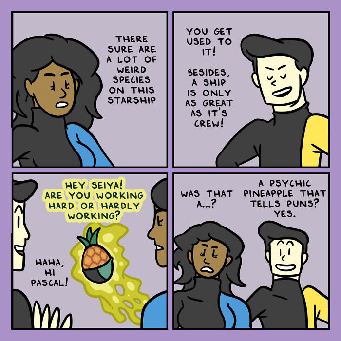 I Made A New Comic Series About Humans And Aliens Learning To Get Along Aboard A Starship