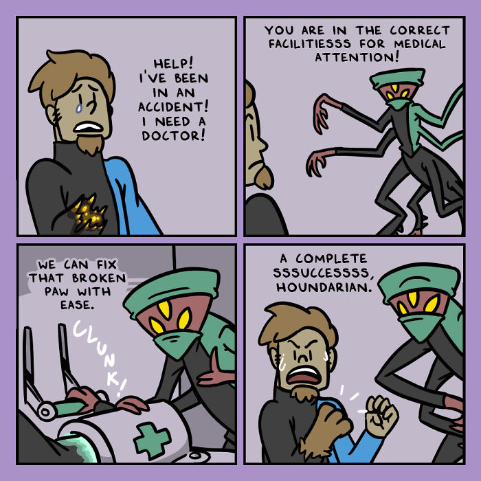 I Made A New Comic Series About Humans And Aliens Learning To Get Along Aboard A Starship