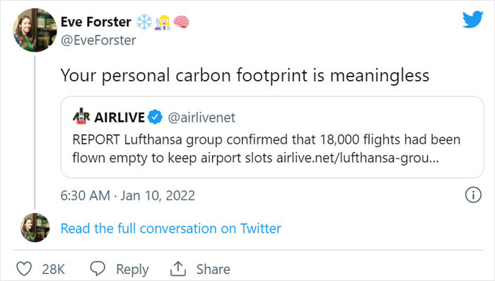 Empty Flights As The World Burns, The Efficiency Of Capitalism