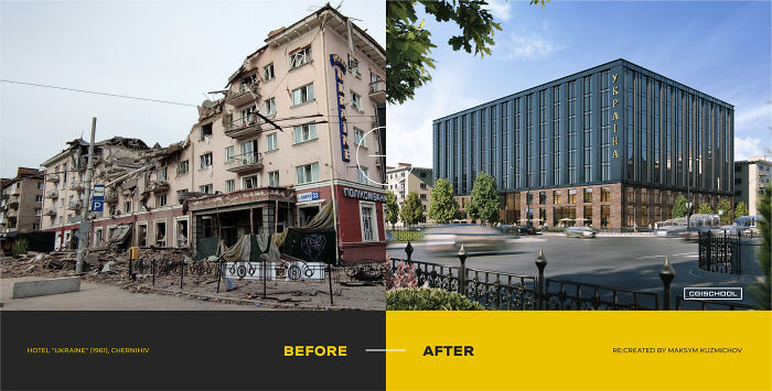 Hotel Ucrania en Chernihiv. Maksym Kuzmichov