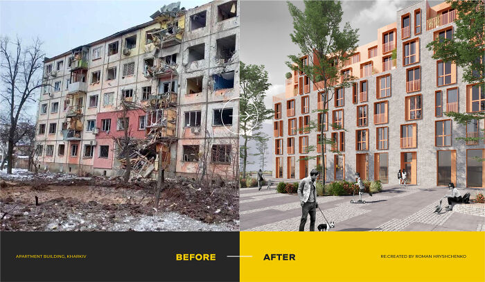 Edificio de apartamentos en Kharkiv. Roman Hryshchenko