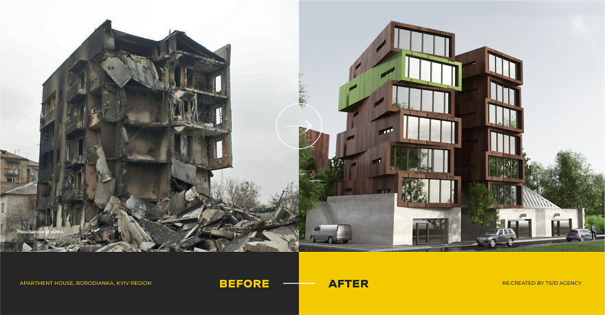 Apartment House, Borodianka. TSD