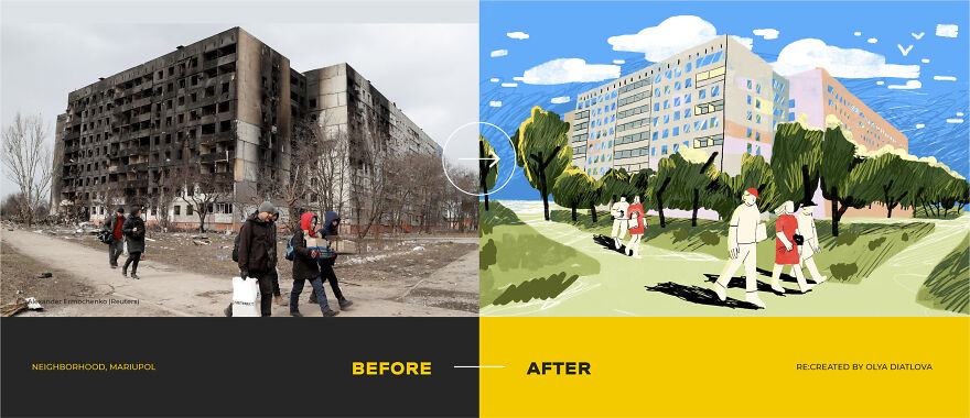 Neighborhood, Mariupol. Olya Diatlova