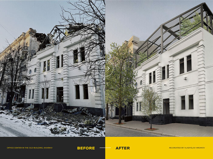 Centro de oficinas en un edificio antiguo, Kharkiv. Vladyslav Hromov