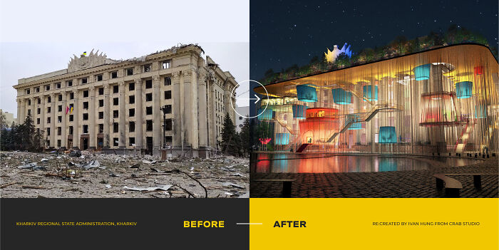 Administración Regional del Estado en Kharkiv, por Crab Studio