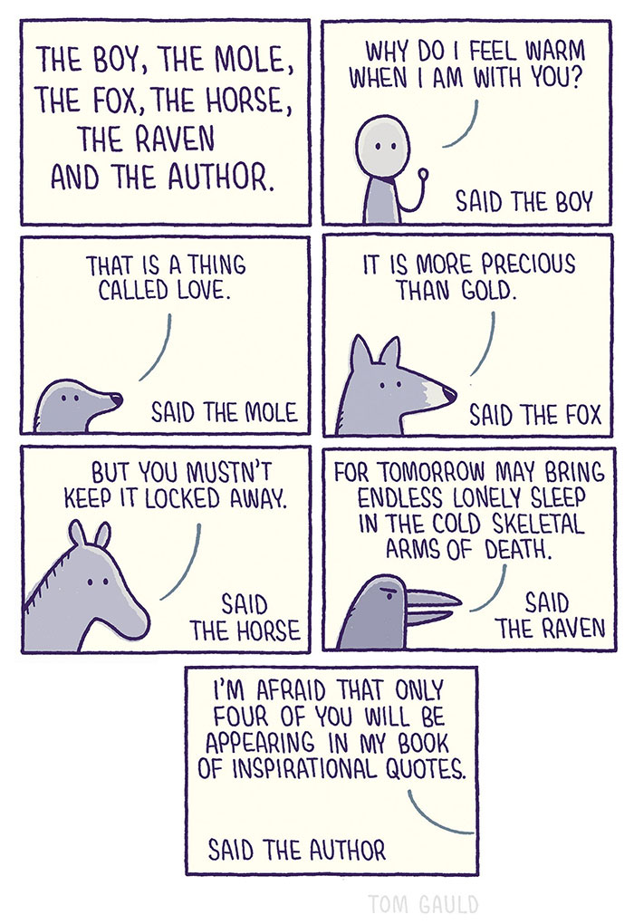 These Tom Gauld Comics Will Bring A Beautiful Smile To Your Face