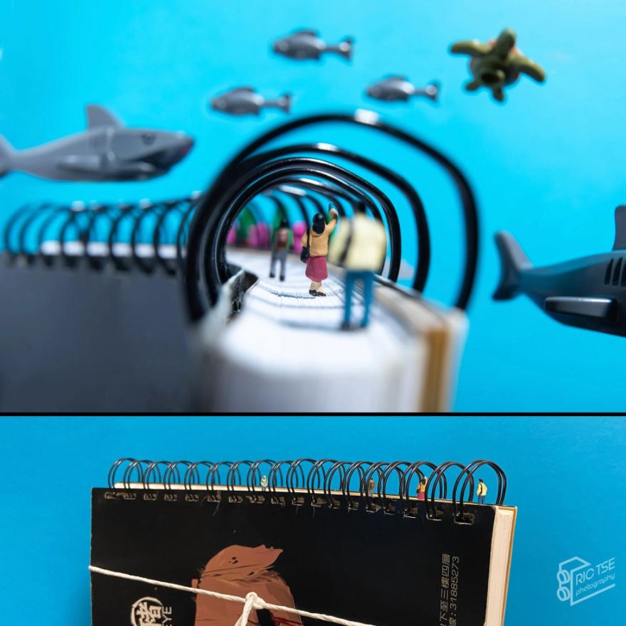 10 Times This Photographer Illustrated His Creativity By Creating Miniature Landmarks On His Dining Table Using Household Items