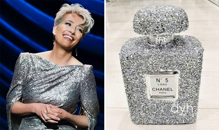 Twitter User Puts Emma Thompson Side By Side With Perfume Bottles, And It's Hilariously Accurate (18 Pics)