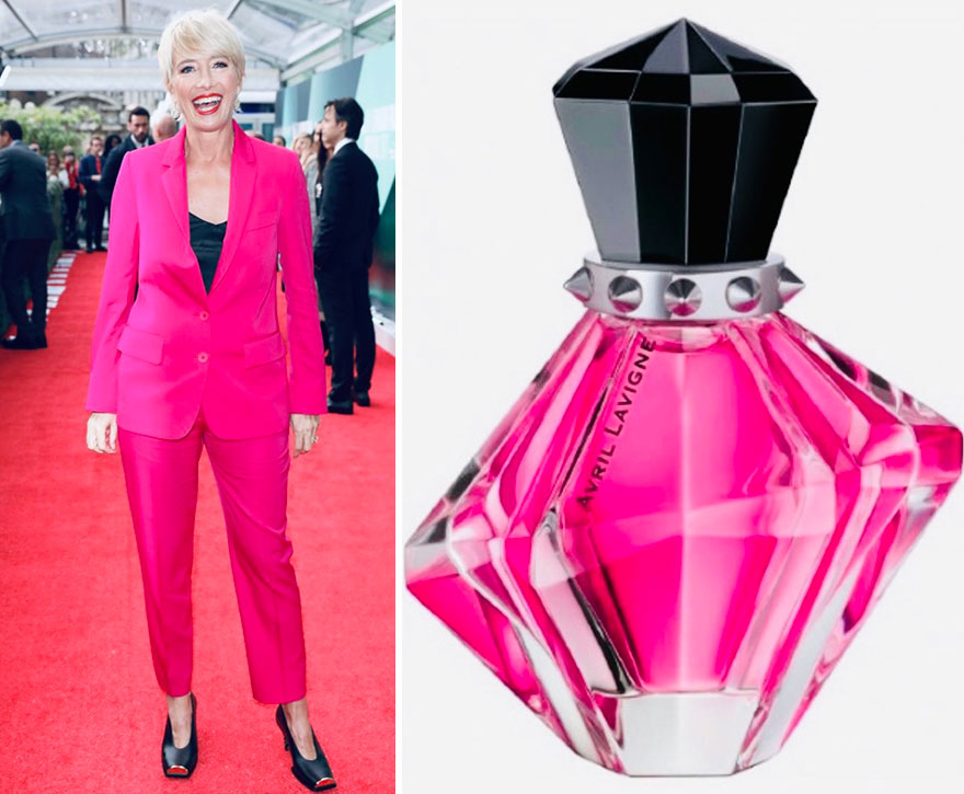 Twitter User Puts Emma Thompson Side By Side With Perfume Bottles, And It's Hilariously Accurate (18 Pics)