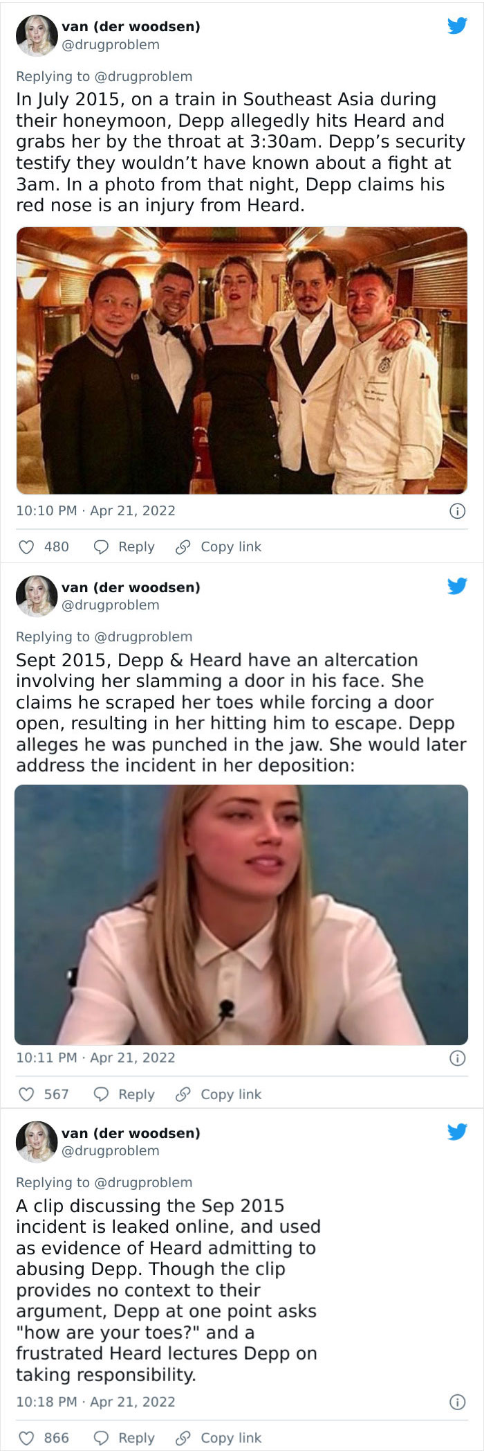 All The Things That Happened Between Johnny Depp And Amber Heard That Are Known To The Public, As Pointed Out By This Twitter User All The Things That Happened Between Johnny Depp And Amber Heard That Are Known To The Public, As Pointed Out By This Twitter User