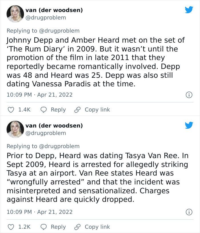 All The Things That Happened Between Johnny Depp And Amber Heard That Are Known To The Public, As Pointed Out By This Twitter User All The Things That Happened Between Johnny Depp And Amber Heard That Are Known To The Public, As Pointed Out By This Twitter User