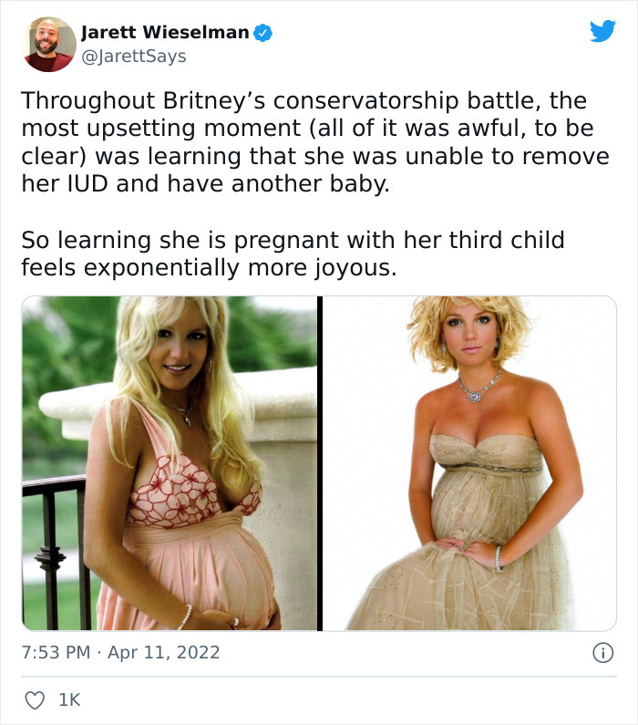 40-Year-Old Britney Spears Announces That She's Pregnant, The Internet Showers Her With Love And Support 40-Year-Old Britney Spears Announces That She's Pregnant, The Internet Showers Her With Love And Support