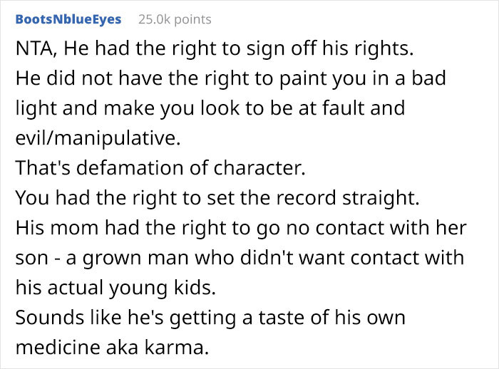 Woman Asks Her Ex-DIL To Let Her Son Meet His Children, She Exposes Her Ex-Husband Who Actually Doesn’t Want Anything To Do With His Kids Woman Asks Her Ex-DIL To Let Her Son Meet His Children, She Exposes Her Ex-Husband Who Actually Doesn’t Want Anything To Do With His Kids