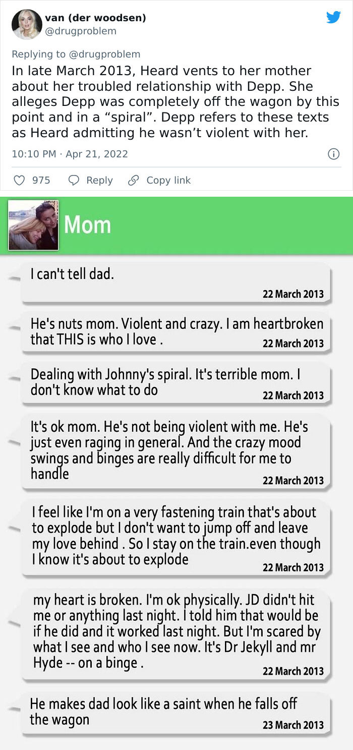 All The Things That Happened Between Johnny Depp And Amber Heard That Are Known To The Public, As Pointed Out By This Twitter User All The Things That Happened Between Johnny Depp And Amber Heard That Are Known To The Public, As Pointed Out By This Twitter User