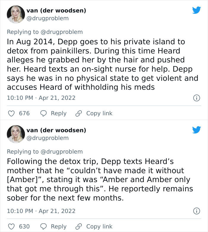 All The Things That Happened Between Johnny Depp And Amber Heard That Are Known To The Public, As Pointed Out By This Twitter User All The Things That Happened Between Johnny Depp And Amber Heard That Are Known To The Public, As Pointed Out By This Twitter User