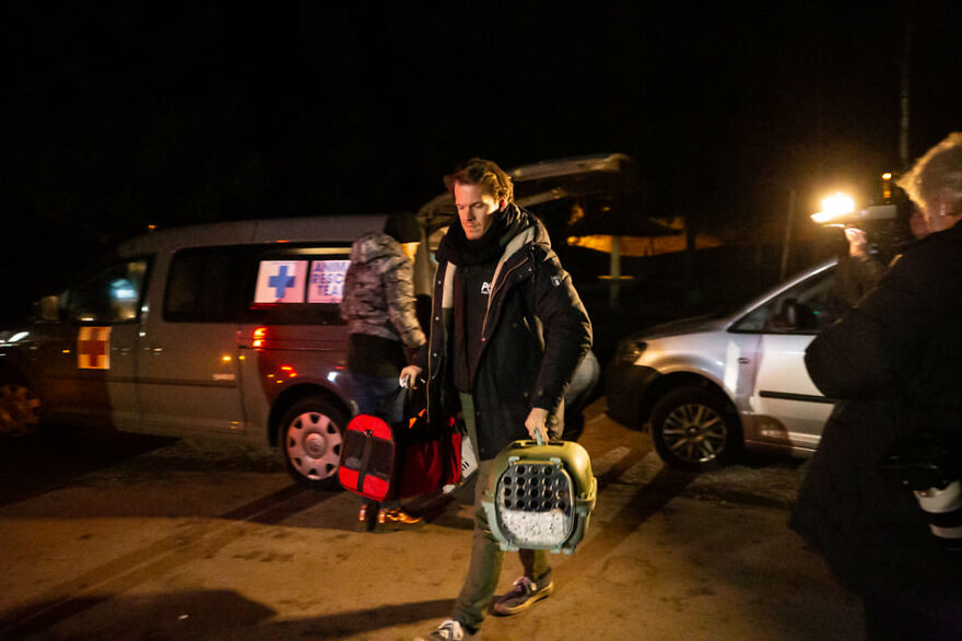 Brave Vet Rescues Traumatized Pets From Ukraine And Delivers Them To Safety