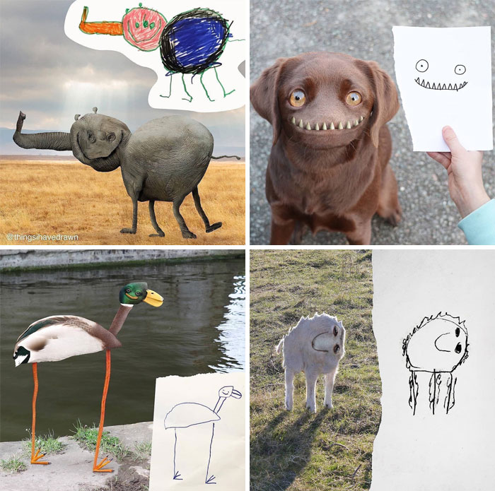 Dad Thingsihavedrawn Brings His Son’s Drawings To ‘Life’