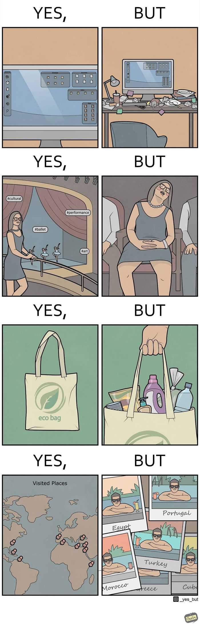 Yes, But Series Designed By Anton Gudim, Gudim_public