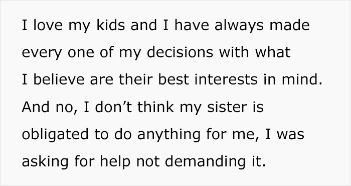 Woman Wants Childfree Sister To Babysit Her Kids, Asks Her To Stop Fostering Dogs Woman Wants Childfree Sister To Babysit Her Kids, Asks Her To Stop Fostering Dogs