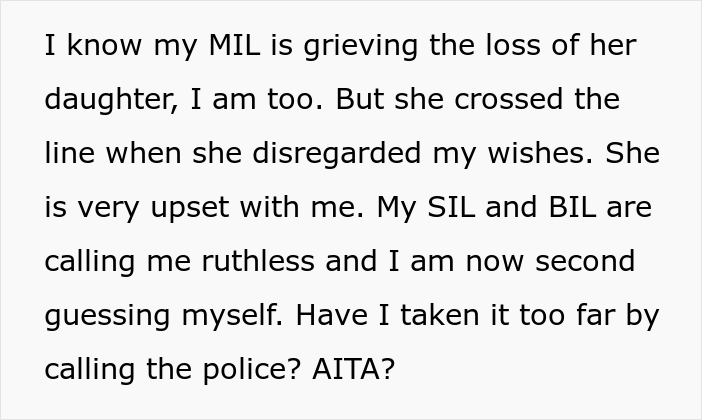 Dad Is Livid Over His Mother-In-Law Sneakily Breastfeeding His Daughter And Firing The Nanny Without Consulting Him, Calls The Cops On Her