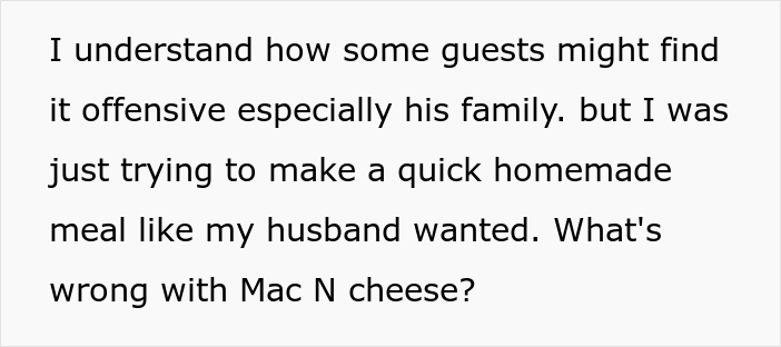 Asian Husband Is Furious That His American Wife Served His Family Mac N Cheese For Dinner Asian Husband Is Furious That His American Wife Served His Family Mac N Cheese For Dinner