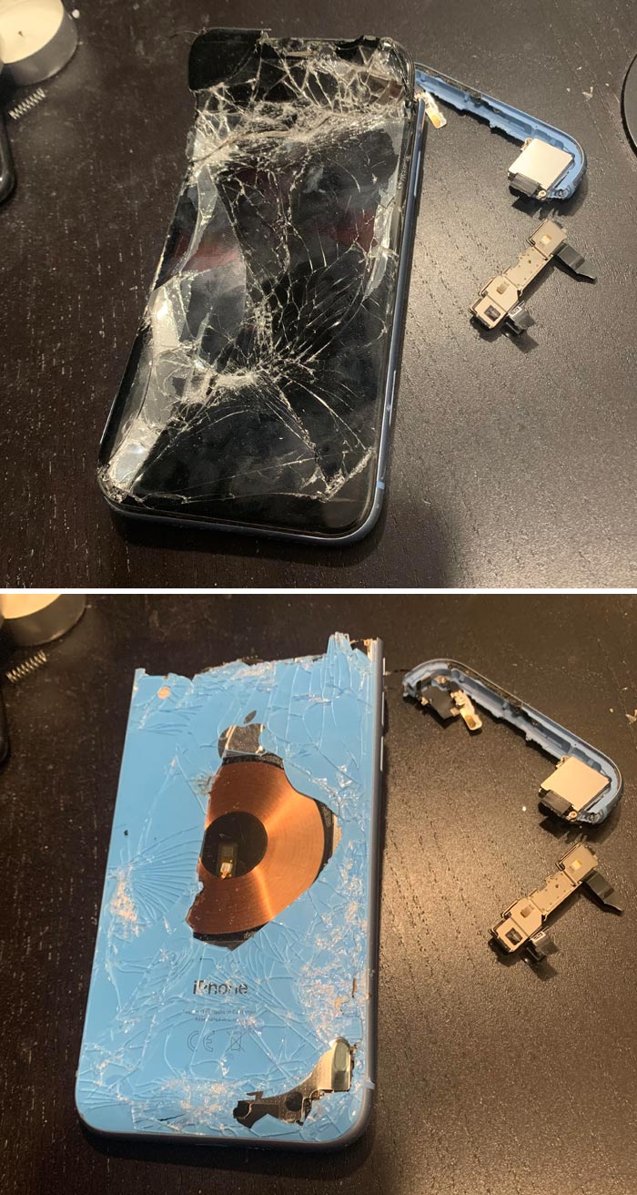 I Drove My Phone Over