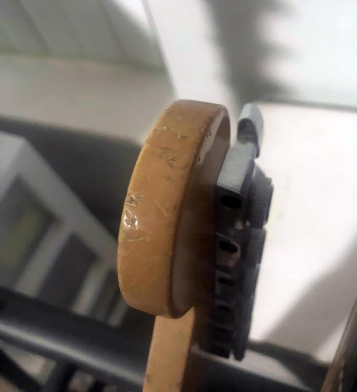 Kept Hearing A Weird Grinding Noise In The Corner Of My Dark Room. I Turn On My Flashlight And See My Cat Chewing On The Headstock Of My Custom Vintage Fender Strat